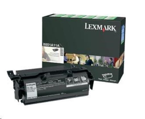 Obrázek LEXMARK černý toner pro X651, X652, X654, X656, X658, (7 000 stran)