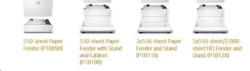 Obrázek HP Color LaserJet 3x550 Sht Feeder Stand  - Skříňka tiskárny + zás. na 3x550 listů pro CLJ M681, M652, M653, E67660