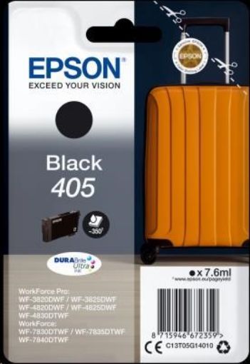 Obrázek EPSON ink Singlepack Black 405 Durabrite Ultra