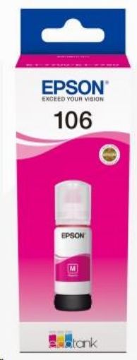 Obrázek EPSON ink bar 106 EcoTank Magenta ink bottle