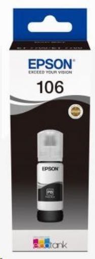 Obrázek EPSON ink čer 106 EcoTank Photo Black ink bottle