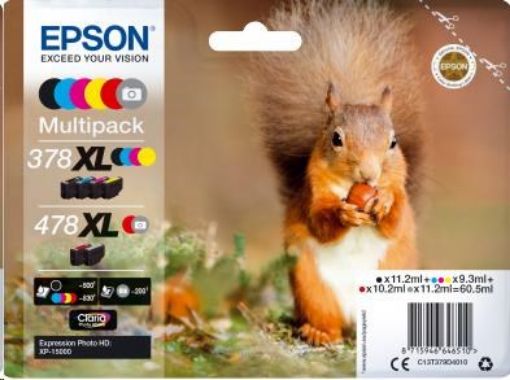 Obrázek EPSON Multipack "Veverka" 6-colours 478XL Claria Photo HD Ink