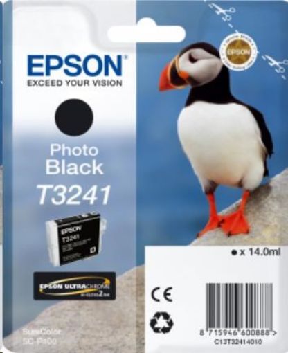 Obrázek EPSON ink čer T3241 "Puffin" Photo Black pro SC-P400