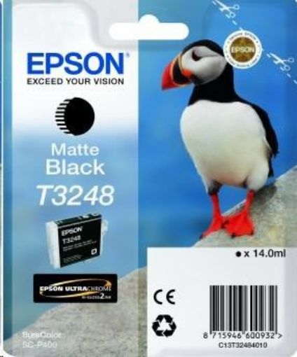 Obrázek EPSON ink čer T3248 "Puffin" Matte Black pro SC-P400