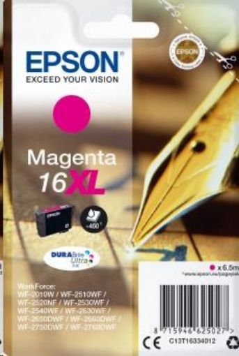 Obrázek EPSON ink bar Singlepack "Pero" Magenta 16XL DURABrite Ultra Ink