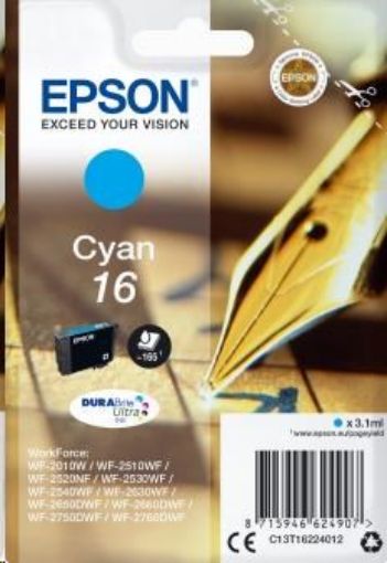 Obrázek EPSON ink bar Singlepack "Pero" Cyan 16 DURABrite Ultra Ink