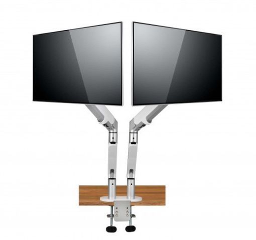 Obrázek SPIRE držák na 2 monitory DUAL MONITOR ARM II, ergonomický, hliníkový
