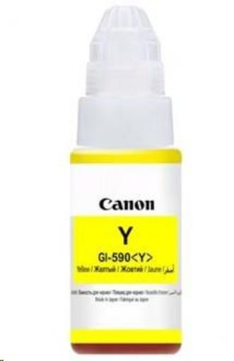 Obrázek Canon BJ INK GI-590 Y (Yellow Ink Bottle) 70ml 7000str