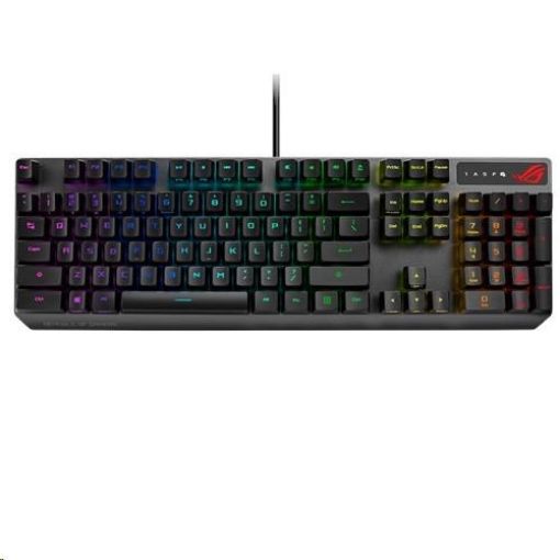 Obrázek ASUS klávesnice ROG STRIX SCOPE RX (XA05),  mechanická, US, červená