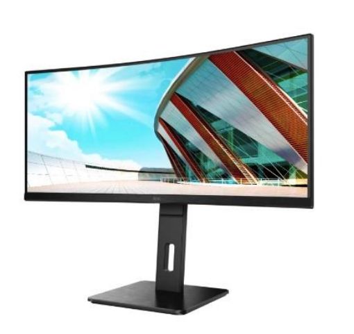 Obrázek AOC MT VA LCD WLED 34" CU34P2A - VA panel, 3440x1440, 1ms, 2xHDMI, DP, USB, repro, pivot