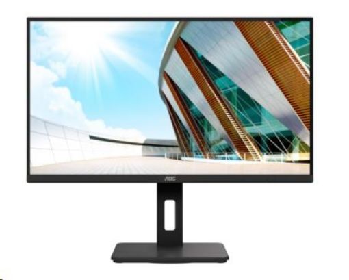 Obrázek AOC MT IPS LCD WLED 28" U28P2A - IPS panel, 3840x2160, 2xHDMI, 2xDP, USB 3.2, repro, pivot