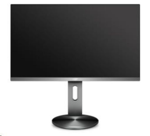 Obrázek AOC MT IPS LCD - WLED 23,8" I2490PXQU/BT  IPS panel, 1920x1080, D-Sub, HDMI, DP, USB, repro, pivot