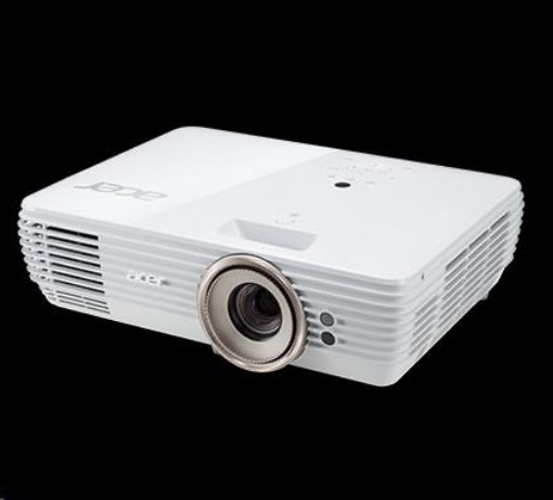 Obrázek ACER Projektor V7850BD - DLP 3D,4K (3840x2160),2200ANSI,1 200 000:1,VGA,HDMI,5.3 kg,HDR,Rec 2020,Rec 709, Bag,živ. 4000h