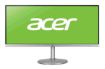 Obrázek ACER LCD CB342CKCsmiiphuzx, 86cm (34") 3440x1440@75Hz IPS LED 21:9,100M:1,250cd/m2,1ms,HDMI,DP,repro,VESA,USB-C,Stříbrná