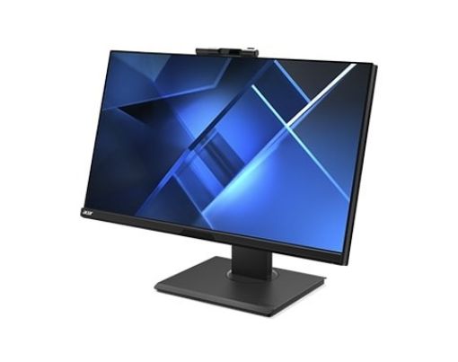 Obrázek ACER LCD B8 B248Ybemiqpcuzx, 60,45 cm (23,8")1920×1080@75 Hz,250cd/m2,4ms,DP,HDMI,Audio,USB 3.0,cam,LAN,VESA,Pivot,černá