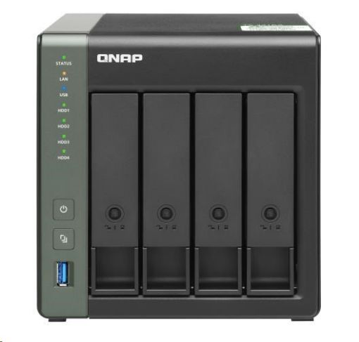 Obrázek QNAP TS-431KX-2G (4C/AL-214/1,7GHz/2GBRAM/4xSATA/2xGbE/1xSFP+/3xUSB3.2)