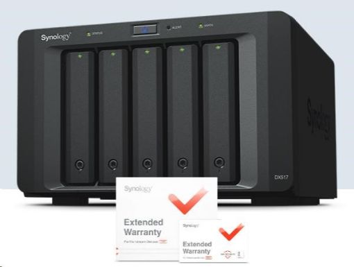 Obrázek Synology DX517 rozšiřující jednotka k DiskStation (5xSATA) + záruka 5 let