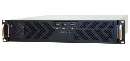 Obrázek CHIEFTEC skříň Rackmount 2U ATX, UNC-210T-B-U3, 400W, Black, USB 3.0