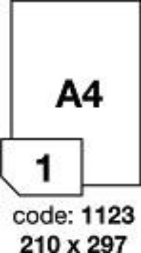 Obrázek RAYFILM Fólia transparentná samolepiaca laser 100ks/A4 *R04001123A