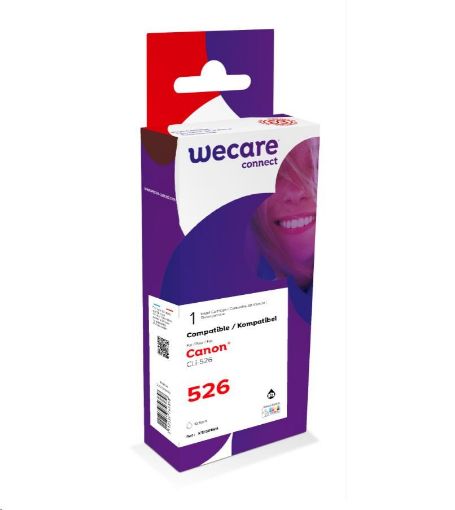 Obrázek WECARE ARMOR cartridge pro CANON iP 4850 Black s čipem (CLI526Bk) černá 10.5ml 2200 str