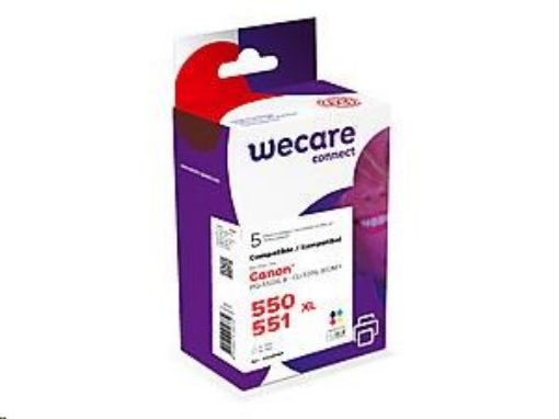 Obrázek WECARE ARMOR cartridge pro CANON Pixma MG5450, IP7250 (K10281W4), černá/black+C+M+Y+K, 1x25ml, 4x13ml