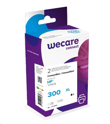 Obrázek WECARE ARMOR cartridge pro HP DESKJET F4280, 4280 (CC641EE/CC644EE) černá/black + 3 colors, 1x21/1x18ml