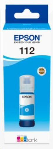 Obrázek EPSON ink bar 112 EcoTank Pigment Cyan ink bottle