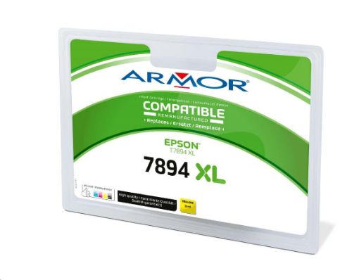 Obrázek ARMOR cartridge pro EPSON WF-5620DWF yellow XXL, 38 ml (T789440)