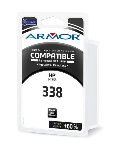 Obrázek ARMOR cartridge pro HP DJ 5740/6520/OJ7210 Black (C8765E)