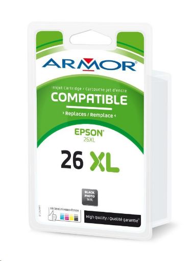 Obrázek ARMOR cartridge pro EPSON XP510/520 photo černý,14ml, (T26314010)