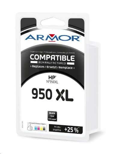 Obrázek ARMOR cartridge pro HP OJ 8100/8600, Black (CN045AE)