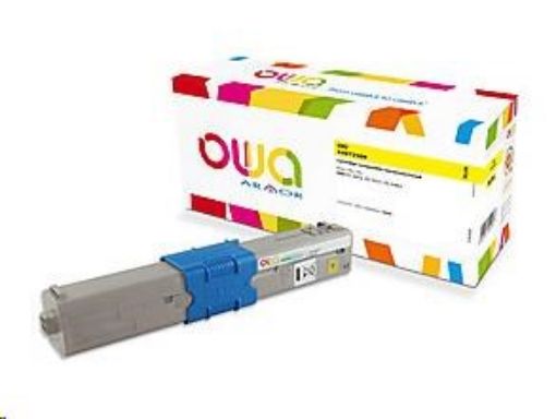 Obrázek OWA Armor toner pro OKI C3300, C3400, C3450, C3600, 6000 Stran, 44973509, žlutá/yellow