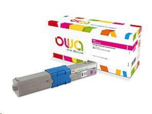 Obrázek OWA Armor toner pro OKI C3300, C3400, C3450, C3600, 6000 Stran, 44973510, červená/magenta