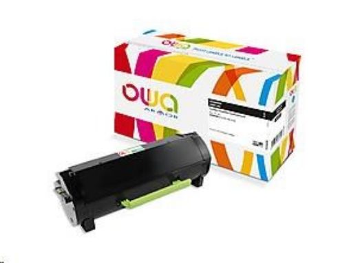 Obrázek OWA Armor toner pro LEXMARK M 3150, XM 3150, 16000 Stran, 24B6186 černá/black