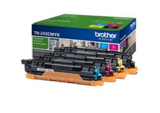 Obrázek BROTHER Toner TN-243CMYK - PRO HLL3210 HLL3270 DCPL3510 DCPL3550 MFCL3730 MFCL3770 - cca 1000stran SADA