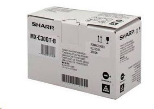 Obrázek Sharp cartridge toner čierny (6.000 kópií) MX-C250FE, C300WE, C300PE