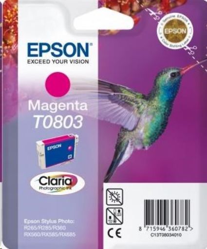 Obrázek EPSON Ink bar Singlepack Magenta "Kolibřík" R265/R285/R360/RX560/RX585