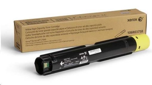 Obrázek Xerox YELLOW HI CAP TONER CARTRIDGE DMO (10 100str.) pro VersaLink C7000 (SFP)