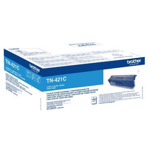 Obrázek BROTHER Toner TN-421C pro HL-L8260Toner CDW/HL-L8360CDW/DCP-L8410CDW, 1.800 stran, Cyan