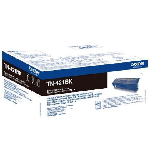 Obrázek BROTHER Toner TN-421BK pro HL-L8260CDW/HL-L8360CDW/DCP-L8410CDW, 3.000 stran, Black