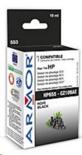 Obrázek ARMOR cartridge pro HP DJ 3525 Advant. černý, 550 str., kom.s CZ109AE