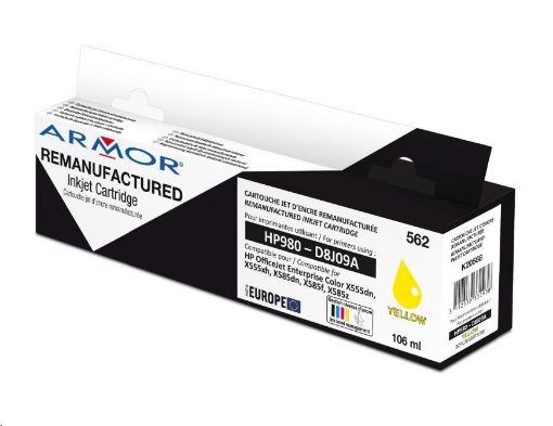 Obrázek ARMOR cartridge pro HP OJ X585 No.980 yellow, 106ml, komp.s D8J09A
