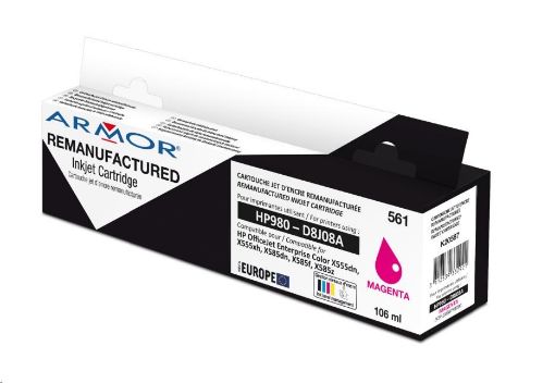 Obrázek ARMOR cartridge pro HP OJ X585 No.980 magenta, 106ml, komp.s D8J08A