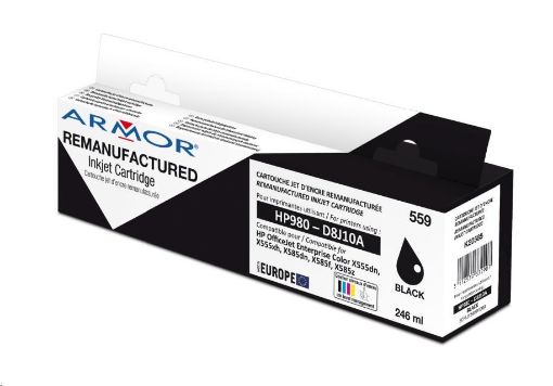 Obrázek ARMOR cartridge pro HP OJ X585 No.980 černý, 246ml, komp.s D8J10A