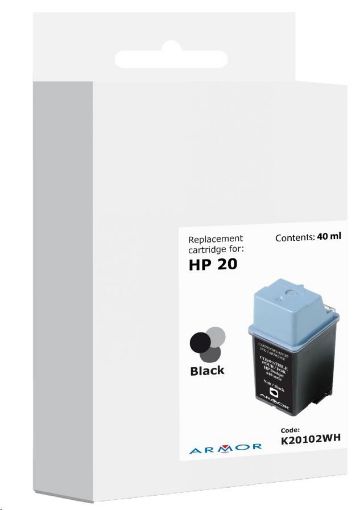 Obrázek ARMOR cartridge pro HP DJ 610C černá,nestandardní bal.,40ml