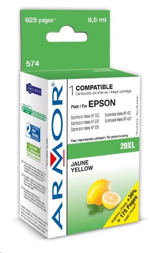 Obrázek ARMOR cartridge pro EPSON XP235/332 yellow, 8,5ml, (T29944010)