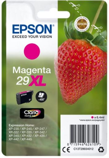 Obrázek Epson Singlepack Magenta jahoda 29XL Claria Home Ink