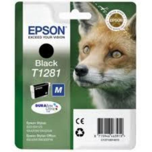 Obrázek Epson Singlepack Ink T1281 liška černá