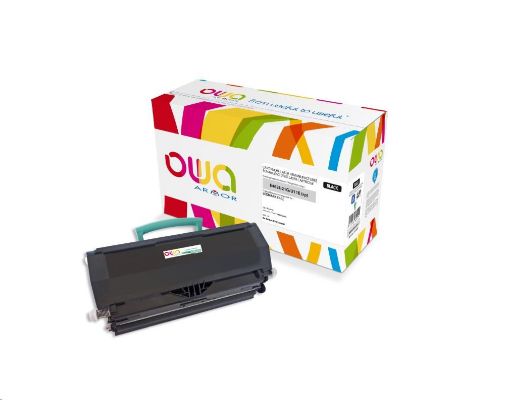 Obrázek OWA Armor toner pro LEXMARK E462, 18000 Stran, E462U11E, černá/black