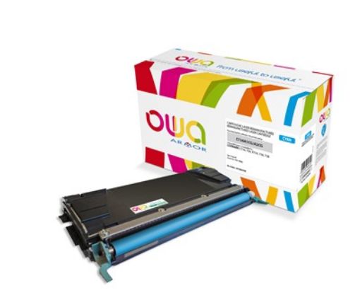 Obrázek OWA Armor toner pro LEXMARK C734, 736, X734, 736, 738, 6000 Stran, C734A1CG, modrá/cyan